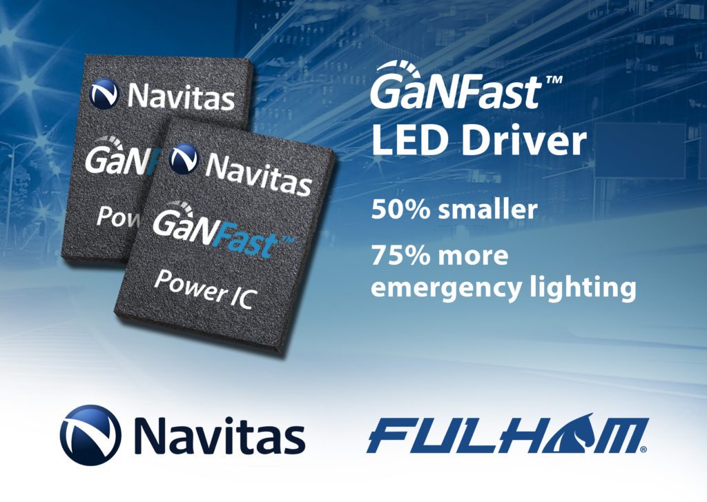 navitas ganfast64 enables 2x shrink and 75 more emergency