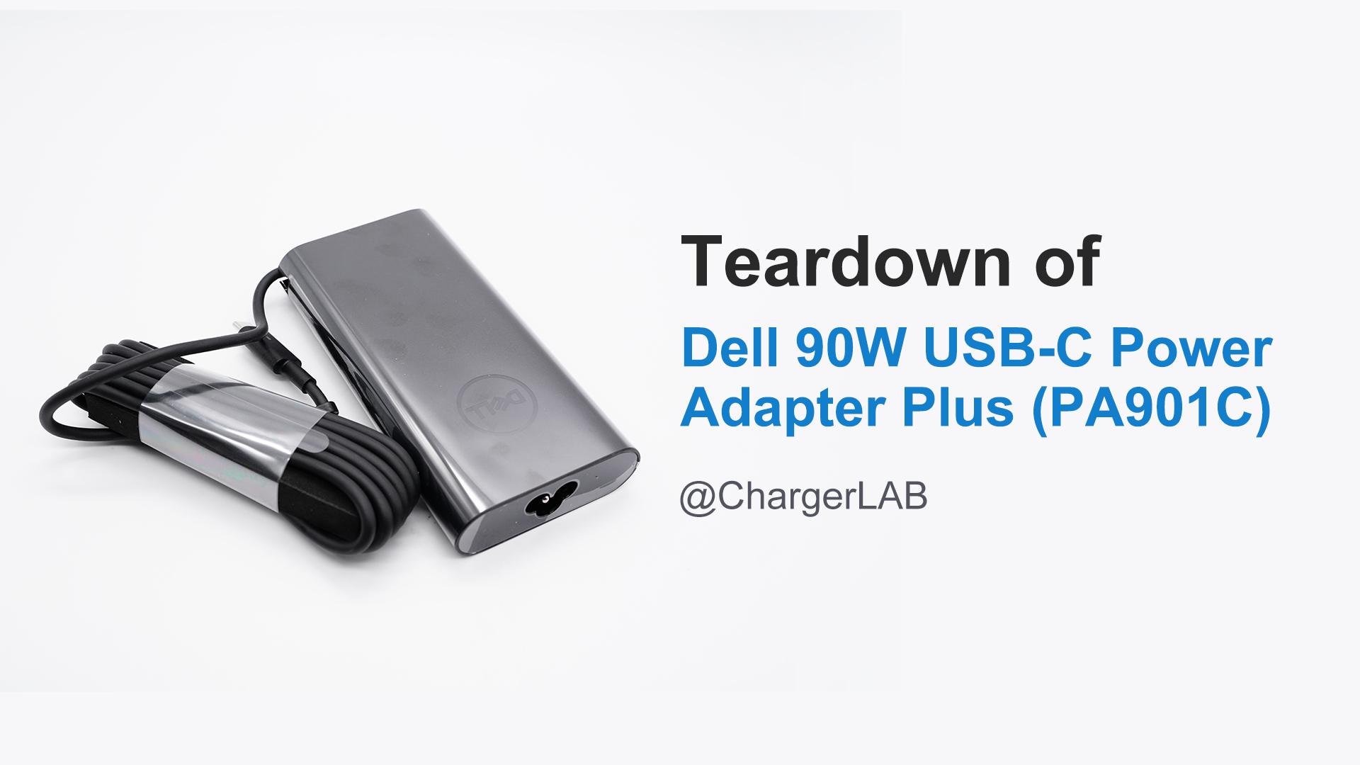 Teardown of Dell 90W USB-C GaN Power Adapter Plus (PA901C) - Chargerlab