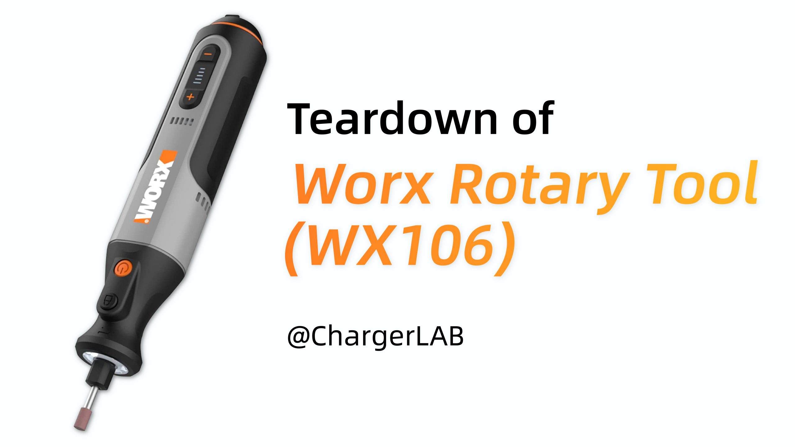 Teardown of Worx Rotary Tool WX106 Chargerlab