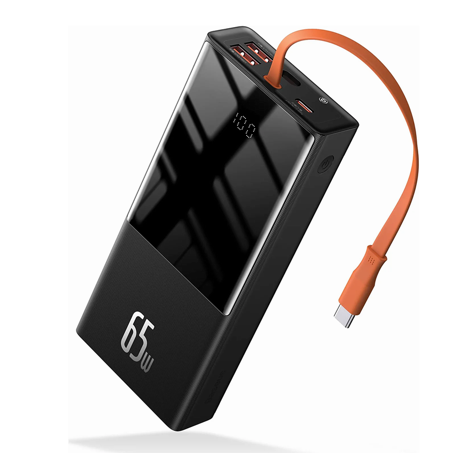 Baseus Launched 65W Power Bank With Built in Cable Chargerlab