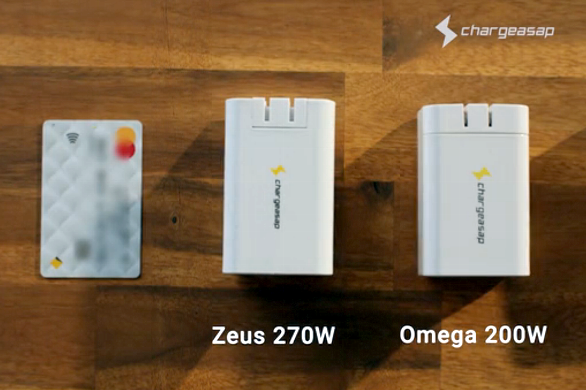 Chargeasap's Omega is the World's smallest 200W GaN USB-C Charger