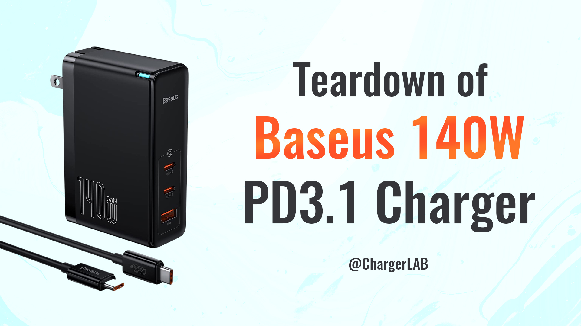 Teardown of Anker 140W PD3.1 USB-C GaN Charger (717 Charger) 