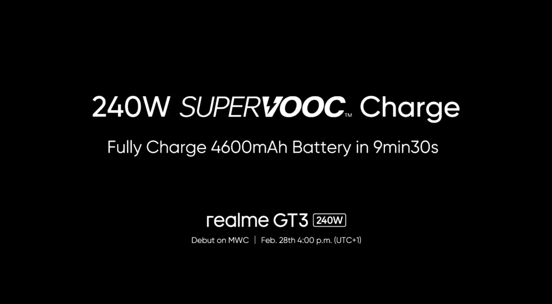 Realme GT3 with 240W fast charging support launched at MWC 2023 - Times of  India