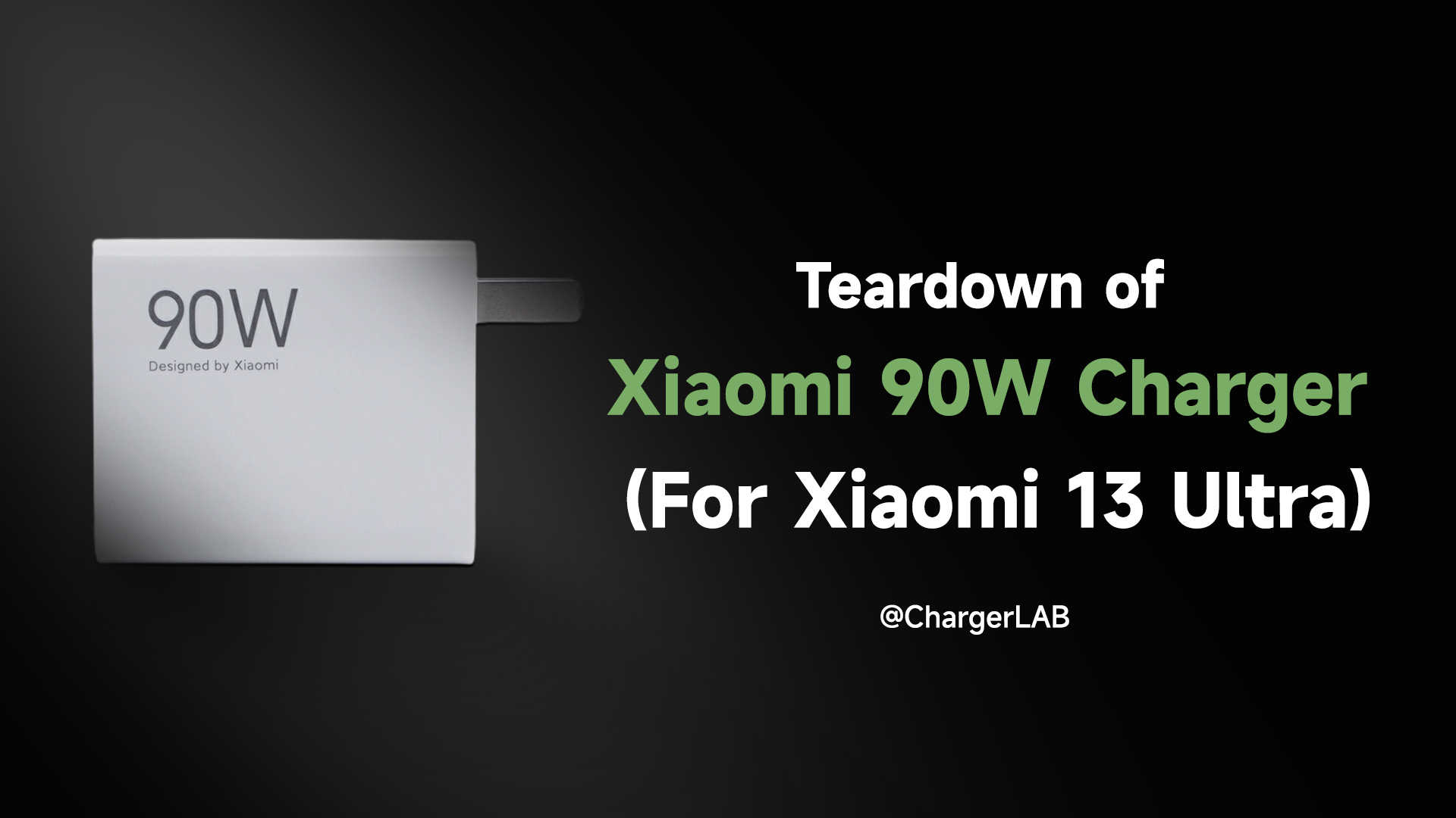 Teardown Of Xiaomi W Gan Charger For Xiaomi Ultra Chargerlab